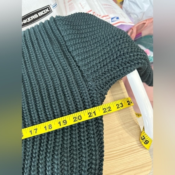 NEW H&M Women’s Peter Pan Collar Rib-Knit Sweater in Green Sz XS - Picture 9 of 11